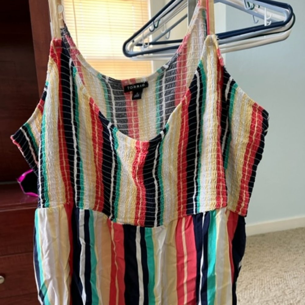 Torrid striped tank top size 4